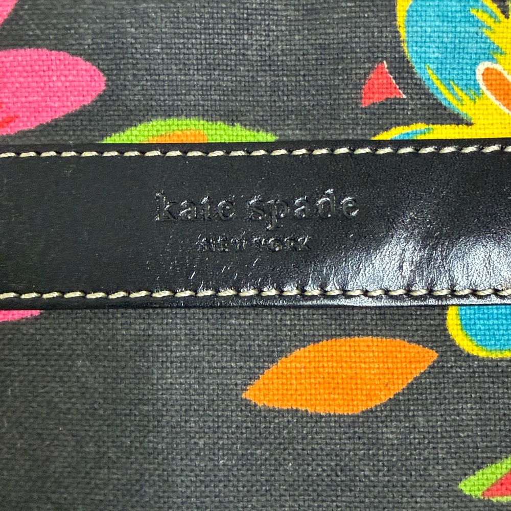 Kate Spade Colorful Floral Canvas Satchel - Picture 2 of 4